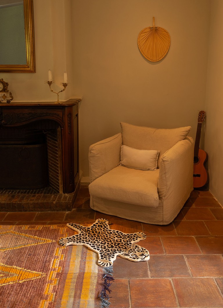 Koberec Doing Goods Loony Leopard Malý 92 x 62 cm