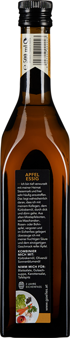 Gölles Apfelessig Classic 0,5 Liter