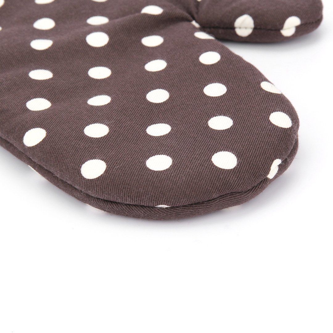 YANN Topfhandschuhe Baumwollbackhandschuh-Set - rutschfest, (geeignet für Küche, Backen, Grillen, 2 Stück), hitzebeständige Baumwollbackhandschuhe