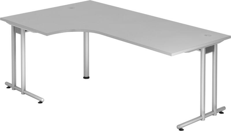 Hammerbacher Schreibtisch Matrix Lichtgrau 2.000 x 1.200 x 720 mm