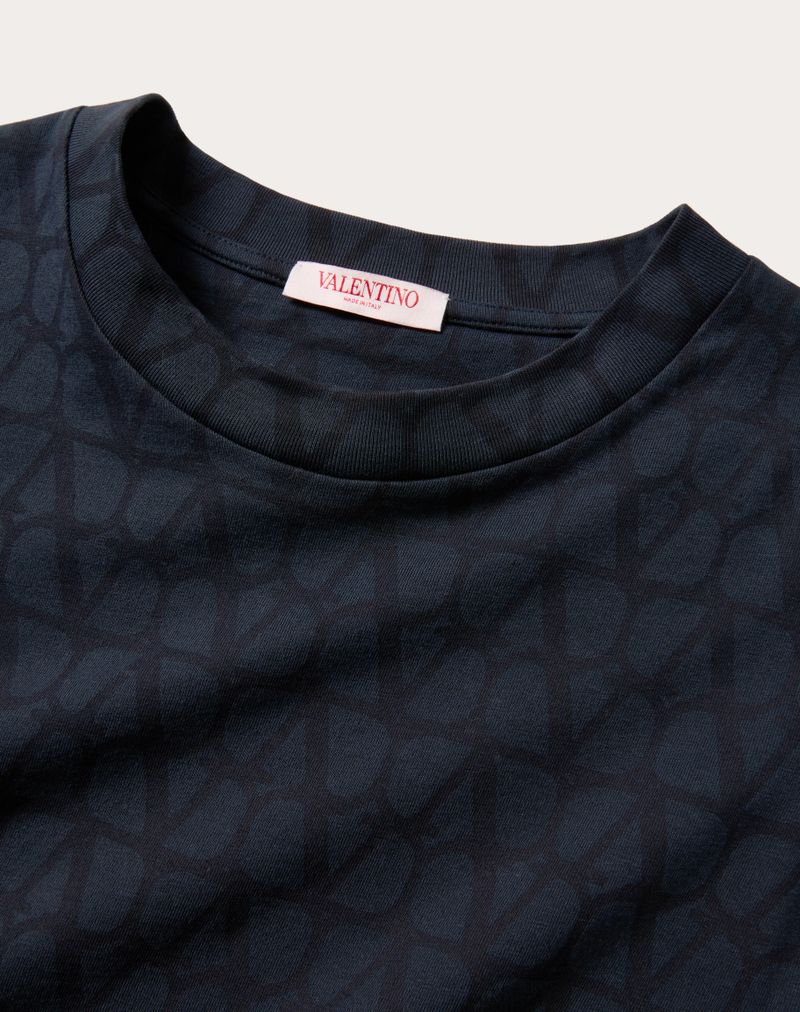 Camiseta de algodão com estampa Toile Iconographe
