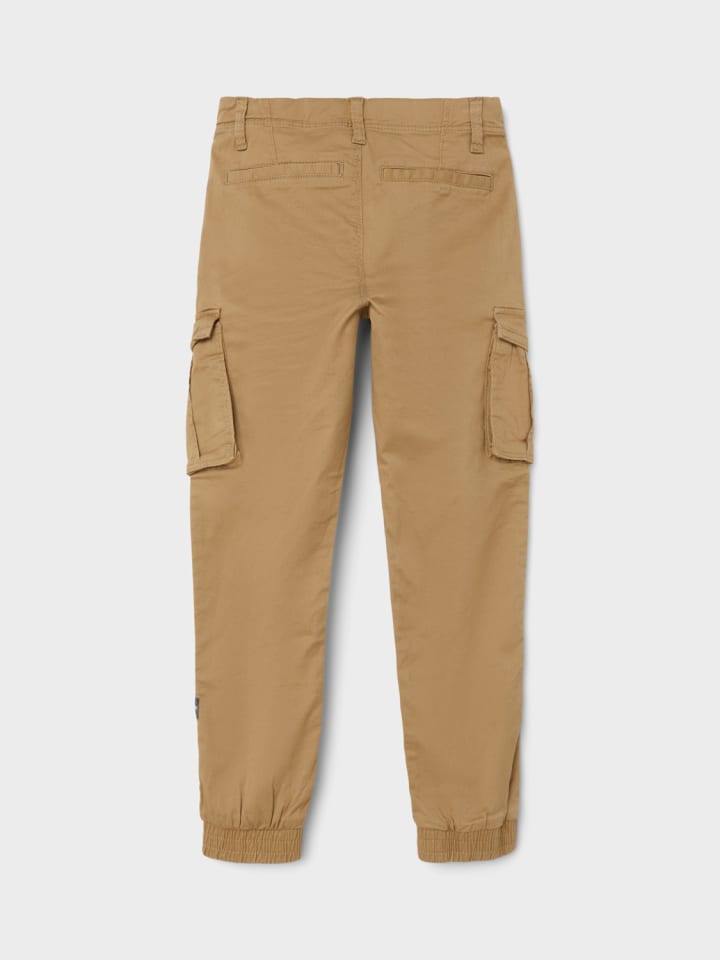 name it Cargo Hose für Jungen Jogger Chino Freizeithose NKMRYAN in Hellbraun günstig kaufen