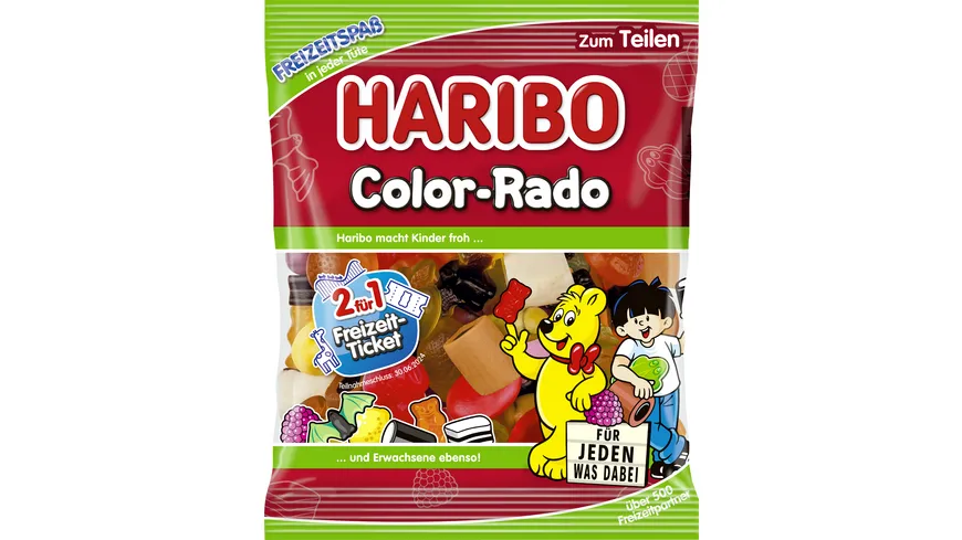 Haribo Mischung mit Lakritz Color-Rado 175 g