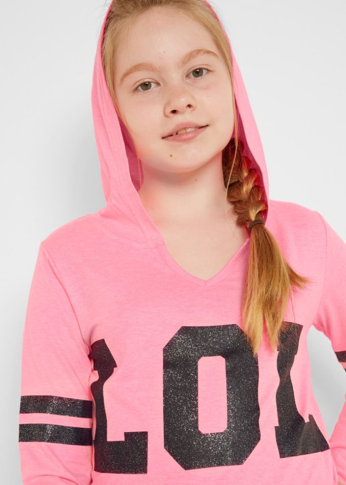 Mädchen Kapuzenshirt + Leggings (2-tlg. Set)