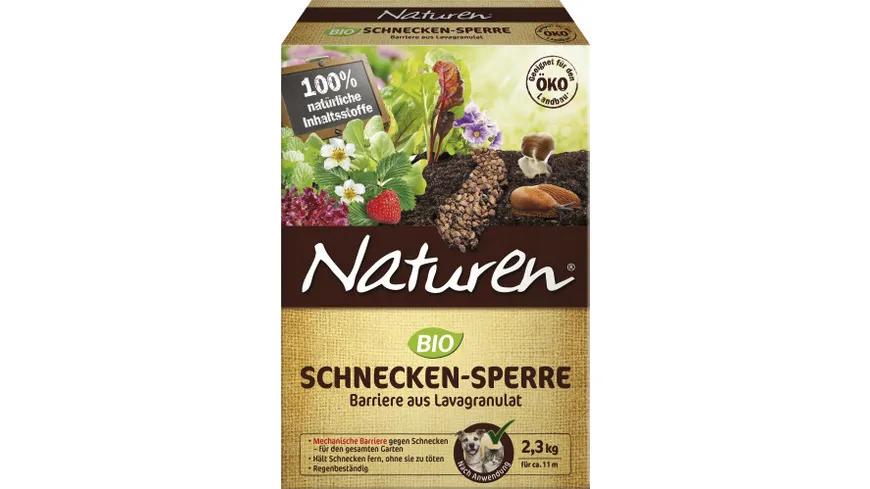 Naturen Schnecken-Sperre Bio 2.3 kg