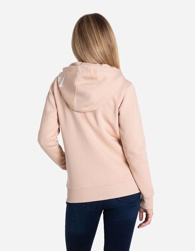 Sweatjacke - Kapuze mit Tunnelzug