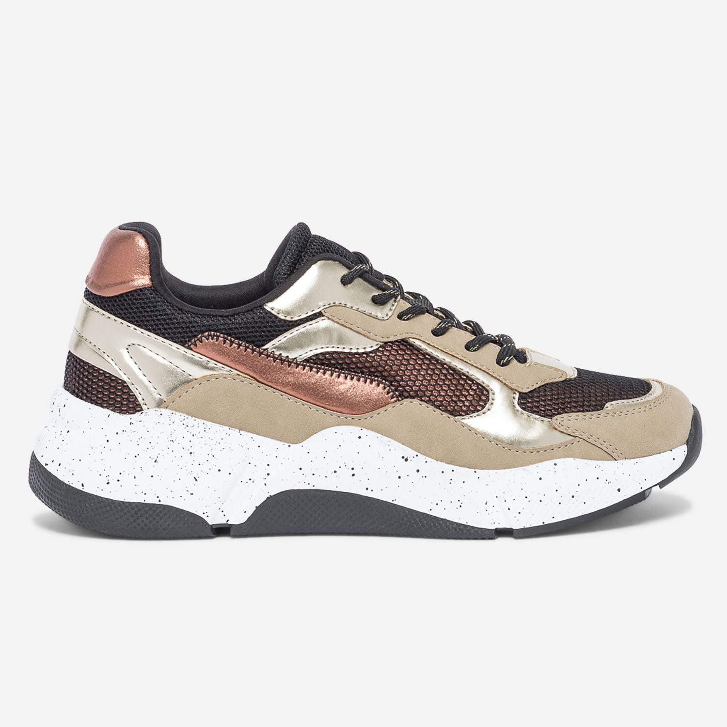 Sneakers Dad Shoes TEXTO beige, or, noir, cuivre