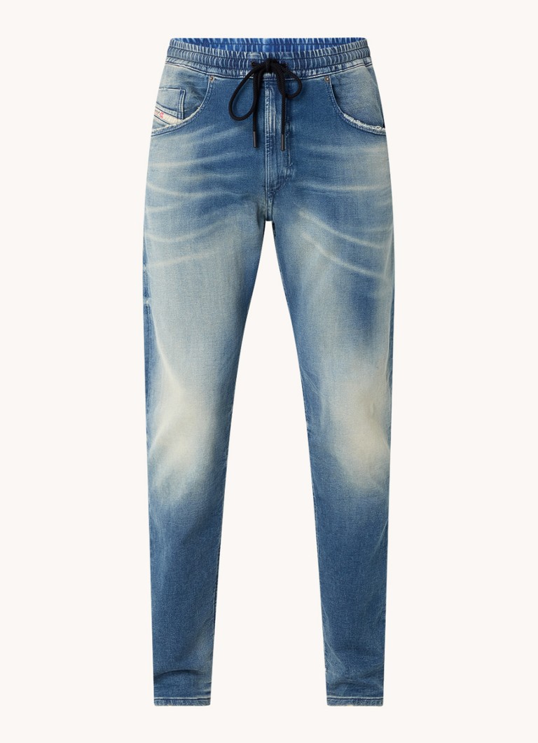 Diesel D-Krooley JoggJeans® tapered jeans with medium wash