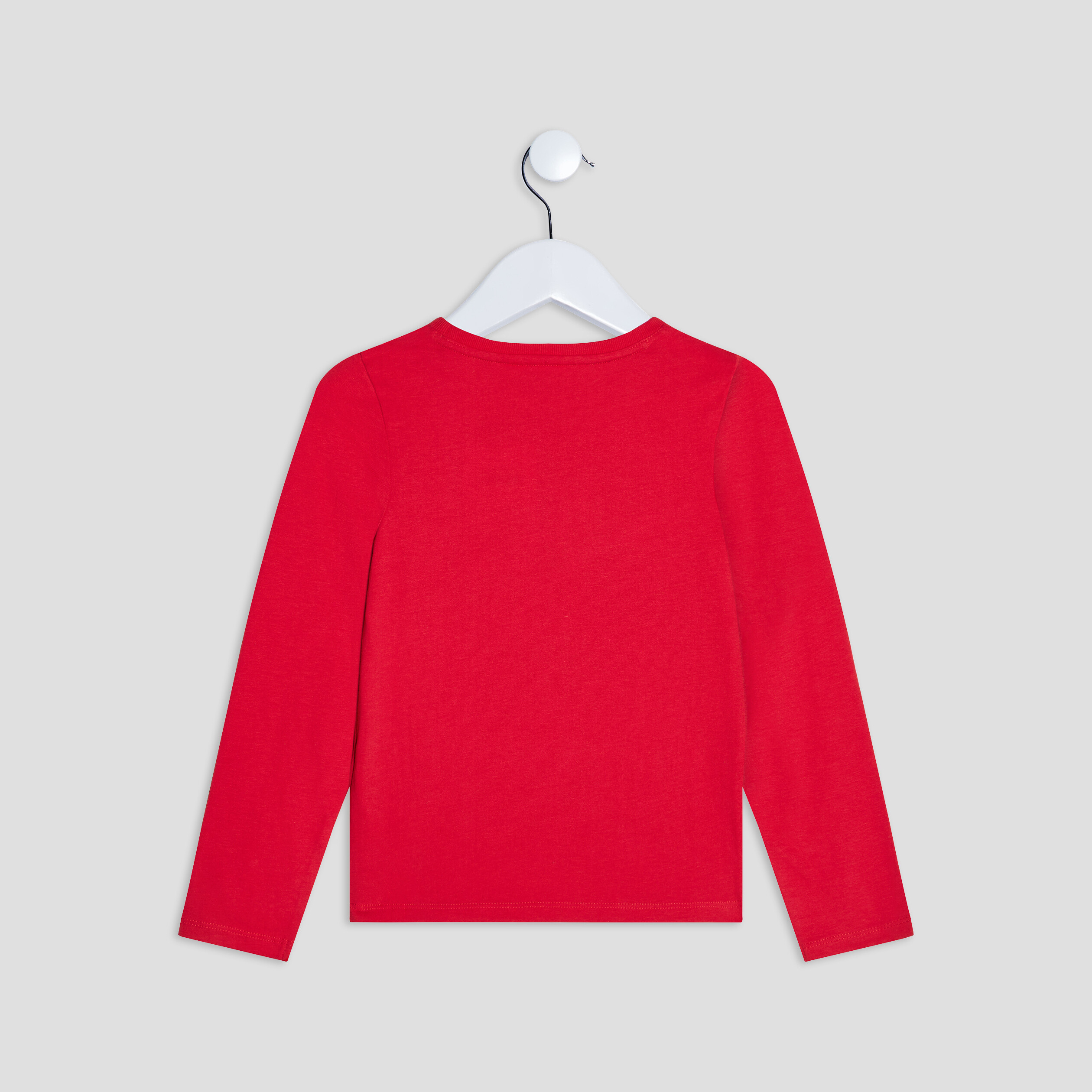 T-shirt manches longues rouge fille | La Halle
