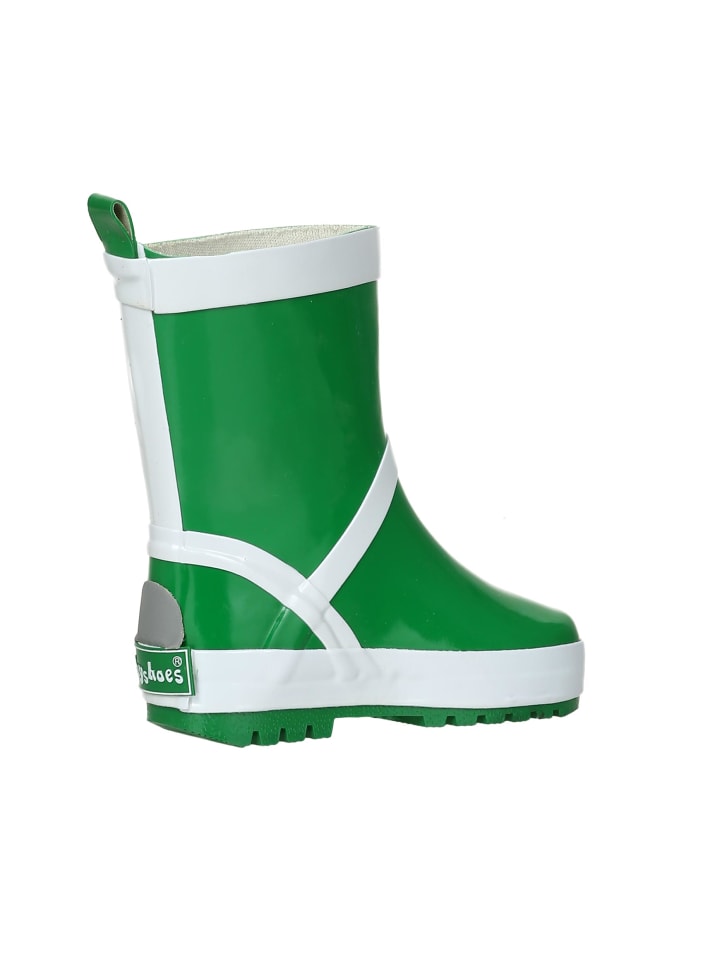 Playshoes Gummistiefel uni in Grün günstig kaufen