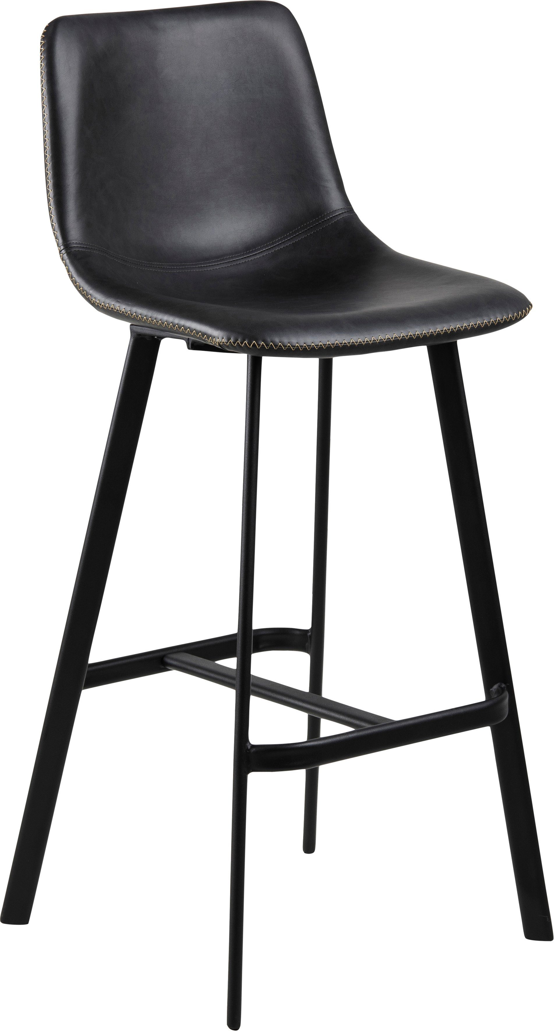 ACTONA GROUP Bistrostuhl Ohio (Packung, 1 St), Sitz mit rechteckigen Stahlbeinen und Fußstütze, mehrere Variationen