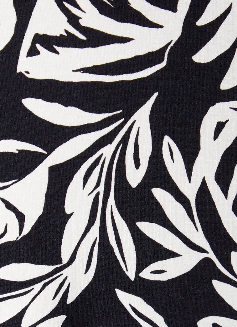 Φόρεμα Hobbs με στάμπα Marylise Leaf και μίντι ζέρσεϊ
