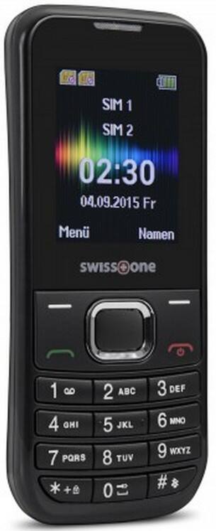 swisstone SC SC 230 4.5 cm (1,77 Zoll) MiniSIM Mobiltelefon Mobiltelefon Schwarz