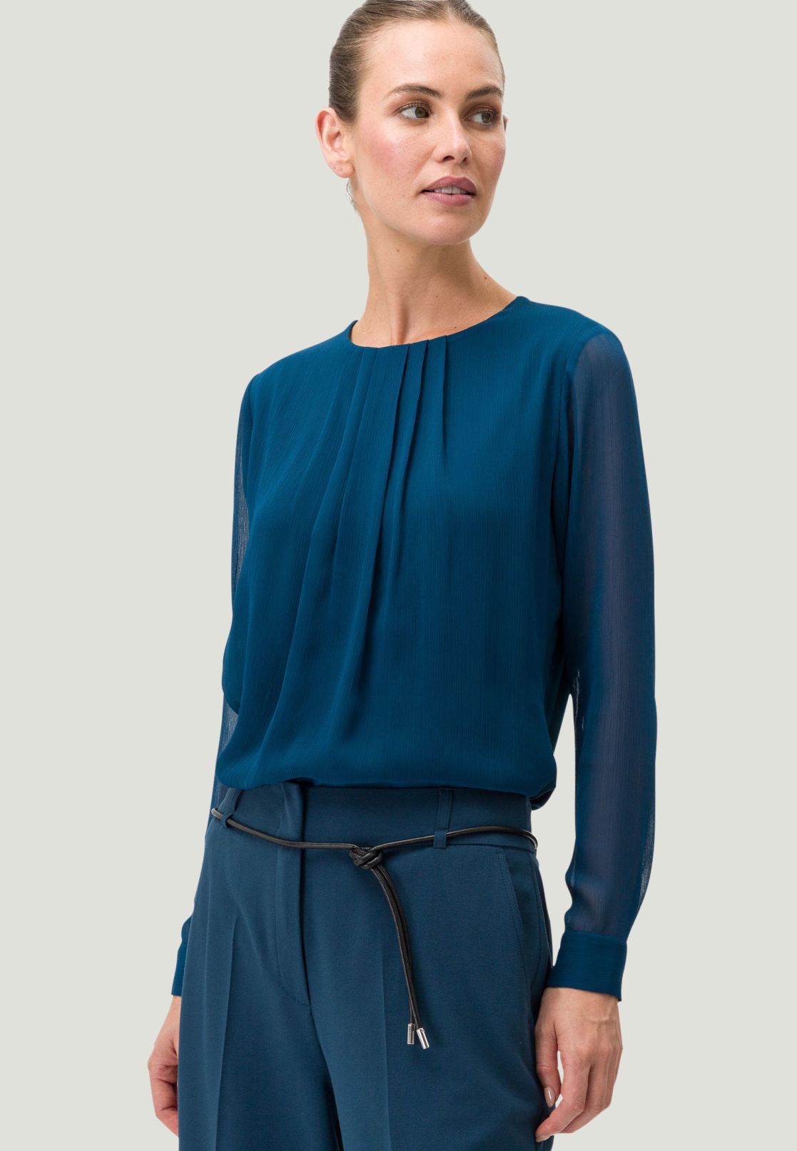 Blusenshirt mit Falten