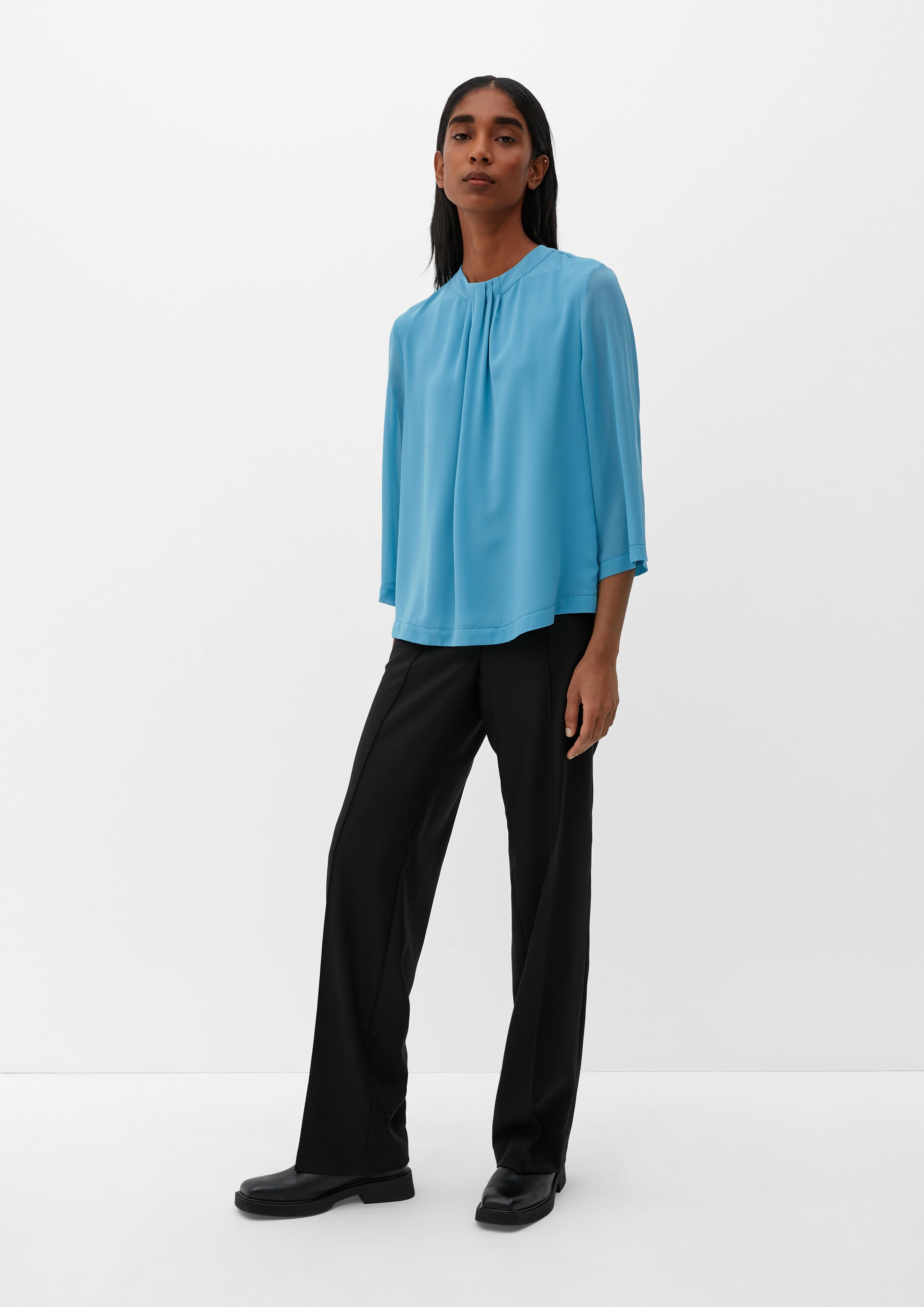 Blusenshirt mit Raffung  2121424-6440