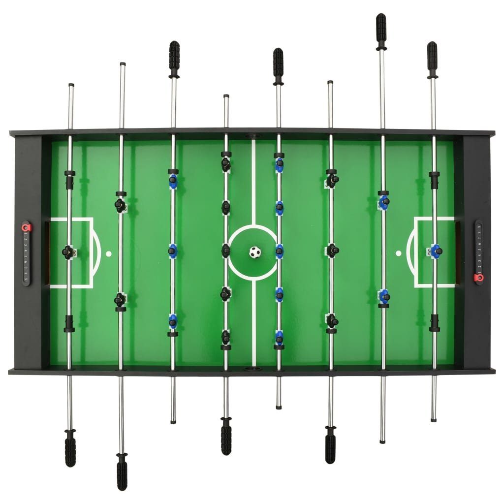 vidaXL Kickertisch Klappbarer Kickertisch 121 x 61 x 80 cm Schwarz