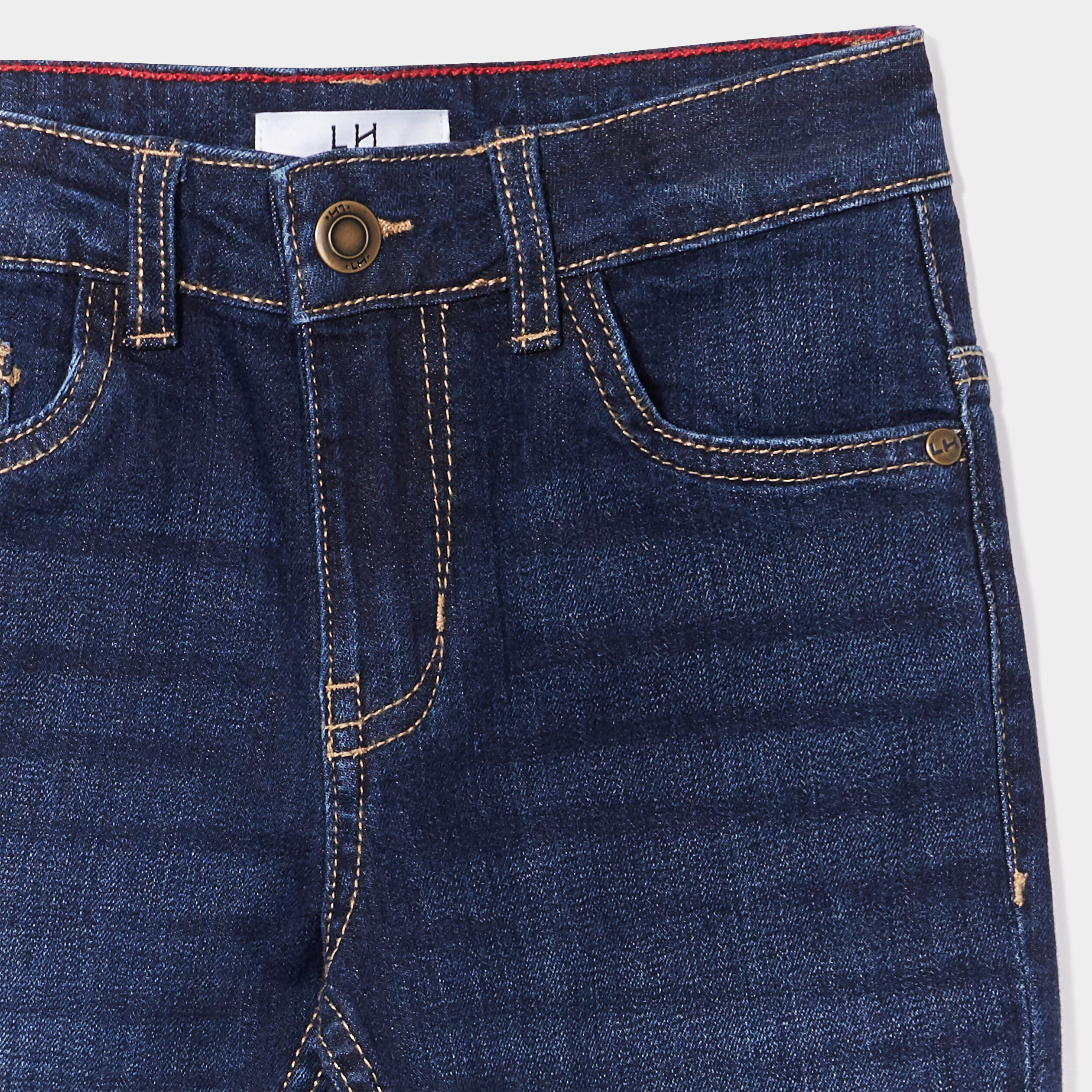 Jeans slim effet stretch denim brut garçon | La Halle