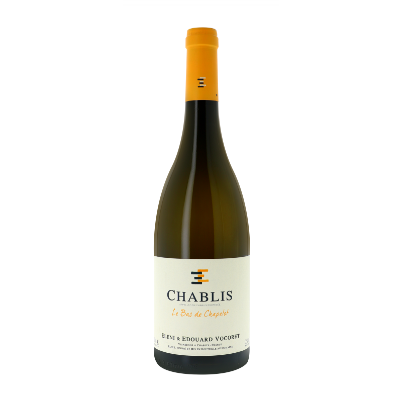 Chablis Bas de Chapelot 2020 - Chablis - Bourgogne - Domaine Eleni et Edouard Vocoret (75CL.)