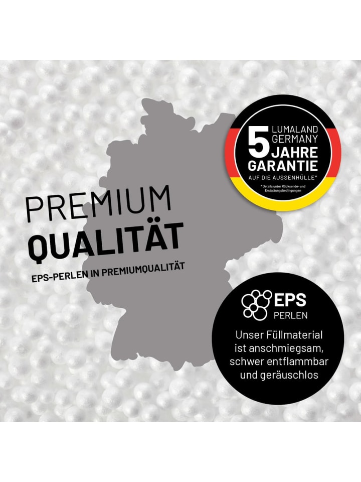 Lumaland LUMALAND Modulares Eckteil rechts aus der Cord-Reihe, 81x81x70 cm - Bezug soft & günstig kaufen onesize