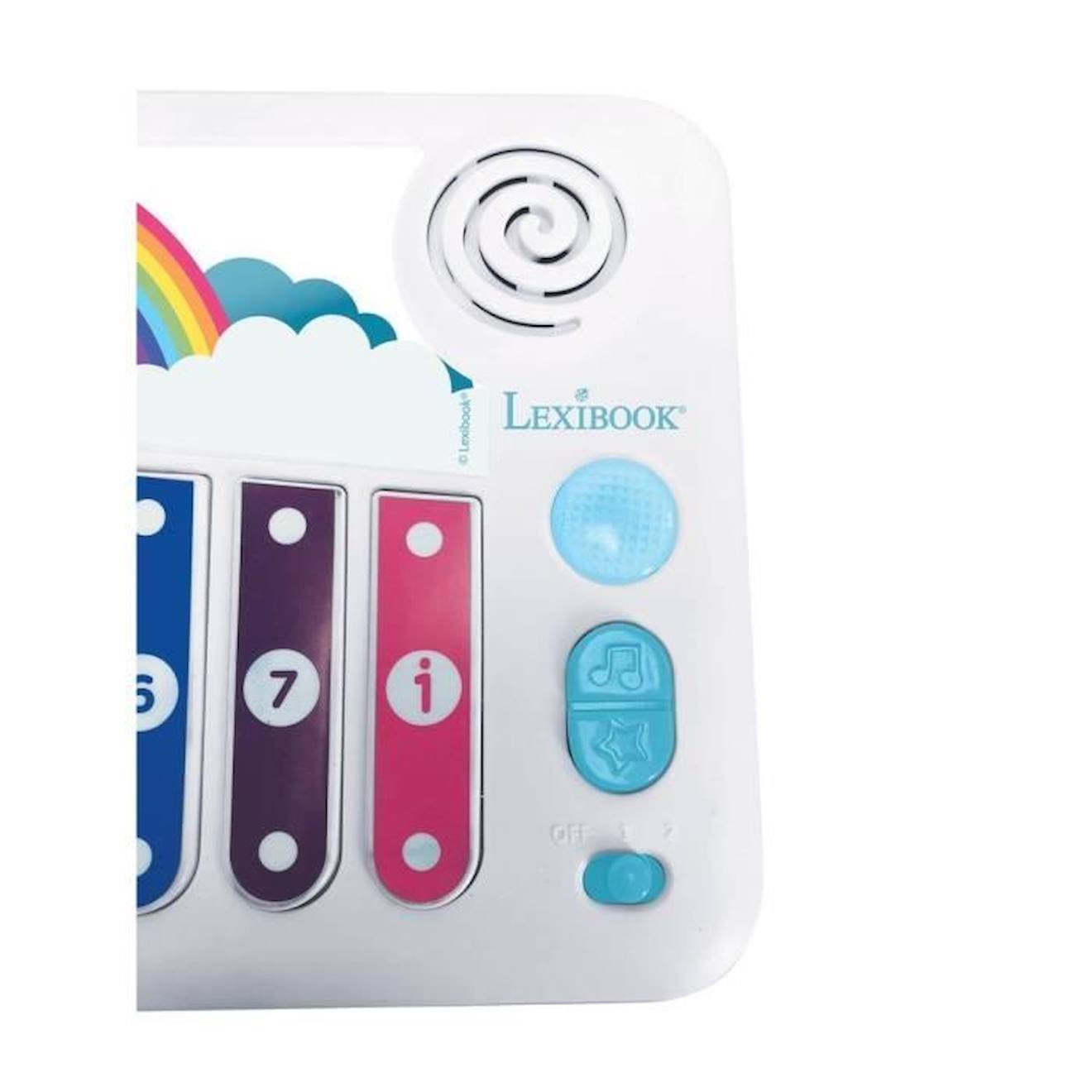 XYLO-FUN Xylophone avec Apprentissage Lumineux de la Musique blanc