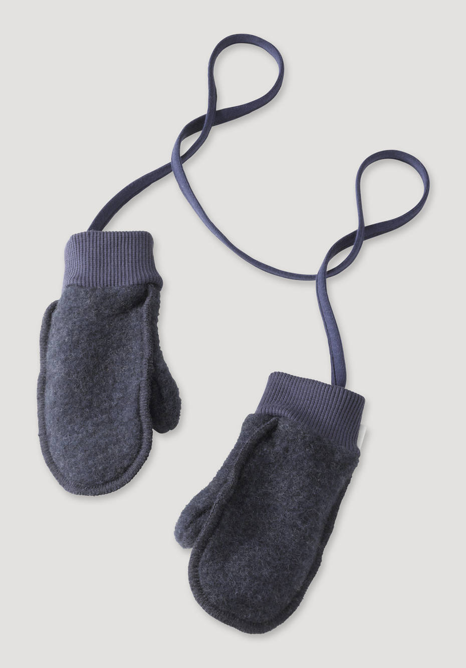 Wollfleece Fäustlinge aus reiner Bio-Merinowolle