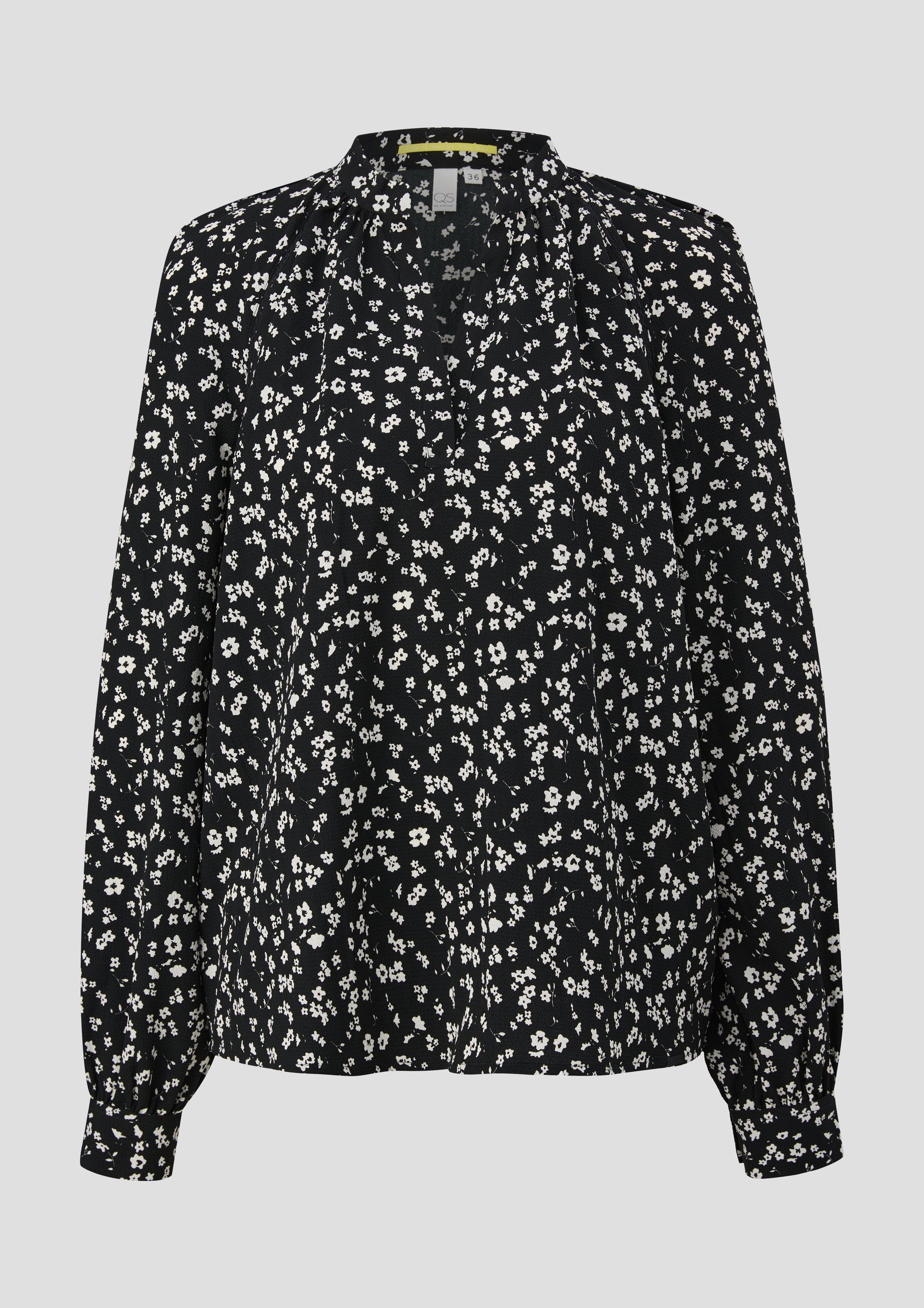 Crêpe-Bluse mit All-over-Print  2134677-99A6