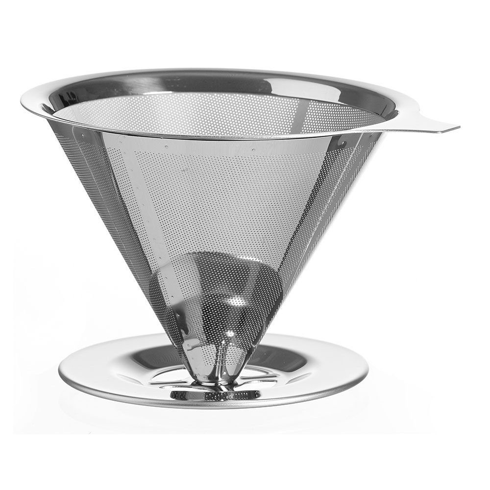 Trendglas Jena Kaffeebereiter Pour-Over Edelstahl-Permanentfilter