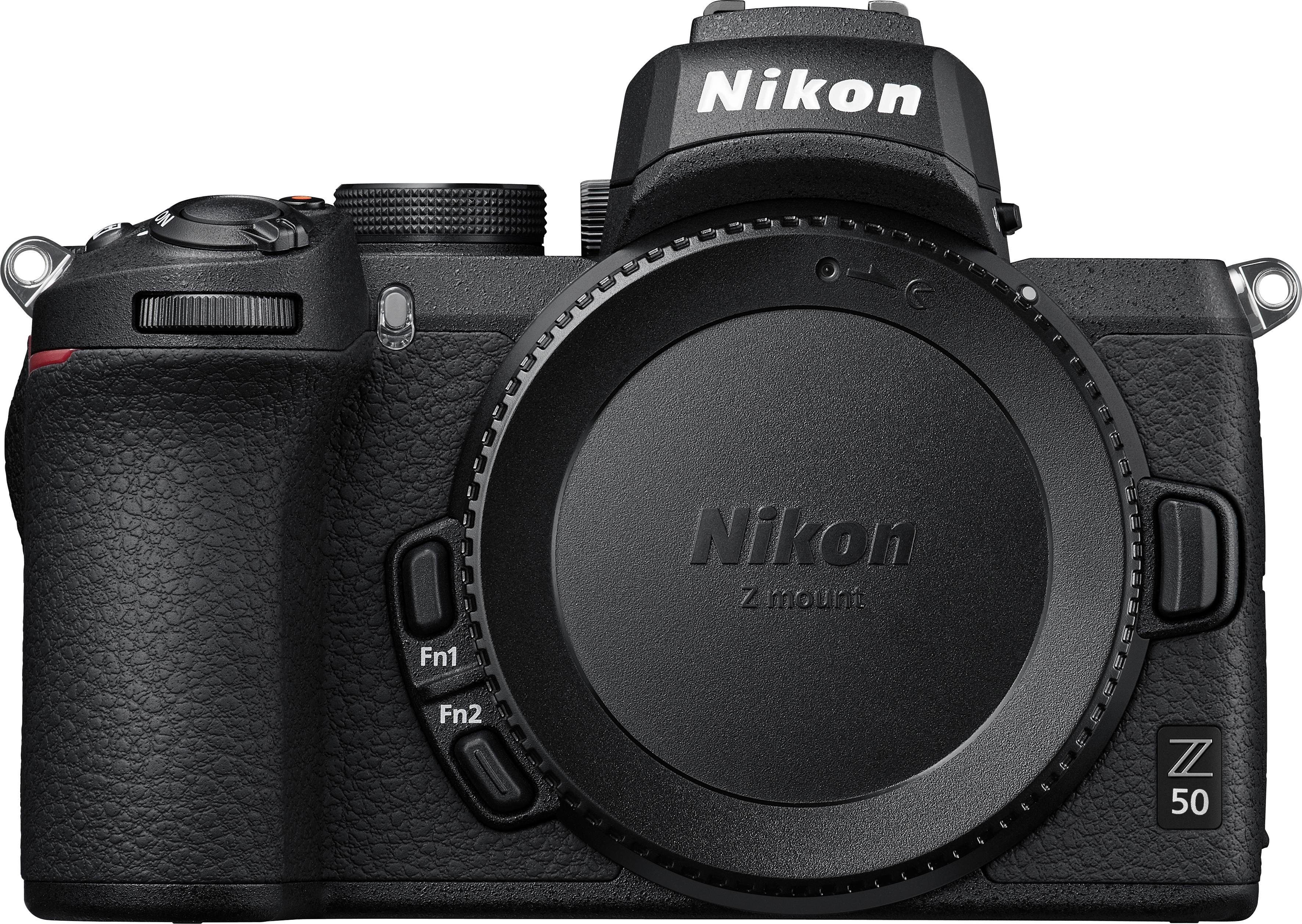 Nikon Z50 DX 16-50mm VR + DX 50-250mm Systemkamera (DX 16-50mm 1:3.5-6.3 VR, DX 50-250mm 1:4.5-6.3 VR, 20,9 MP, Bluetooth, WLAN (Wi-Fi)
