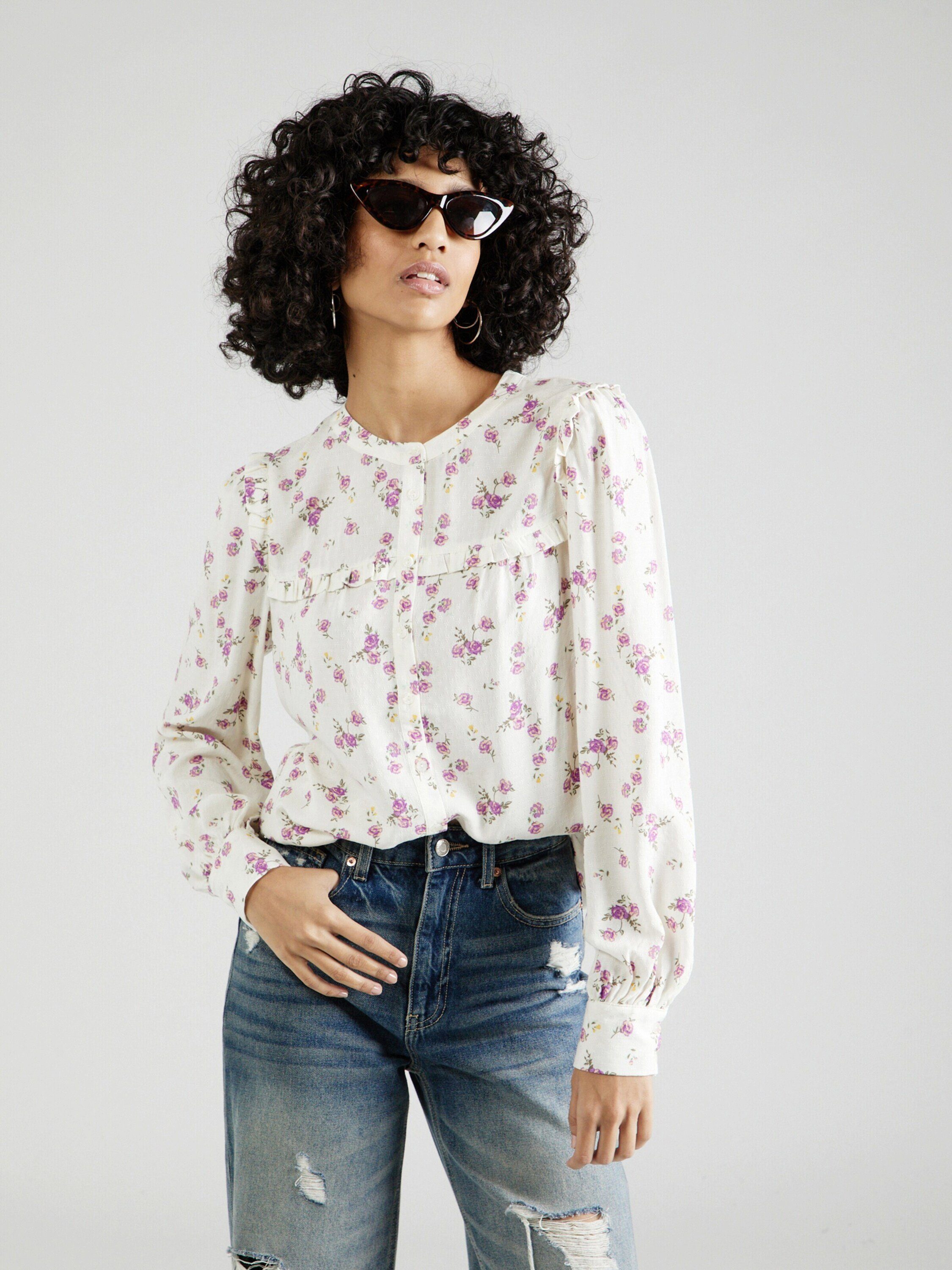 Springfield Funktionsbluse (1-tlg) Drapiert/gerafft, Rüschen