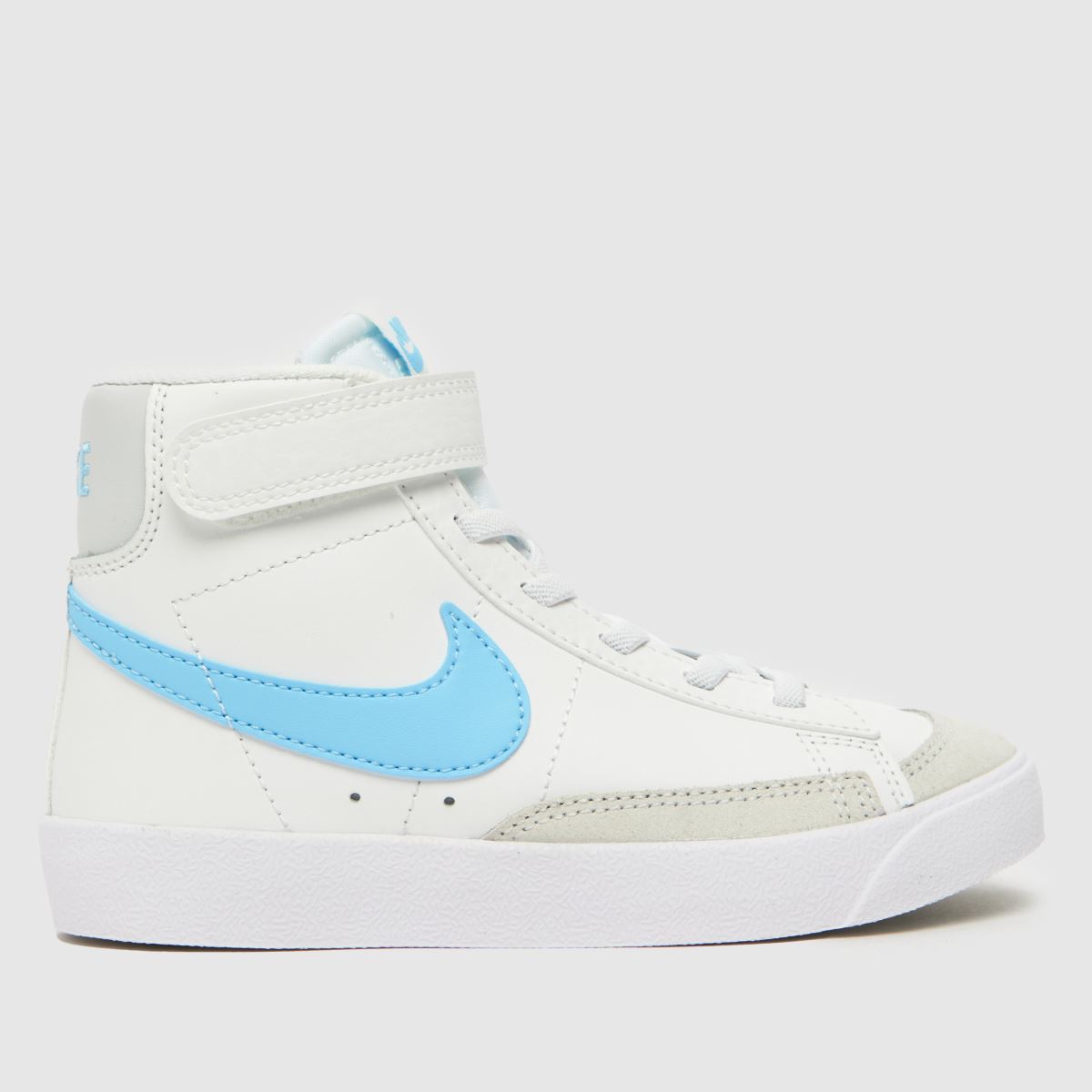 Nike vita & blå blazer mid 77 pojkar junior träningsskor