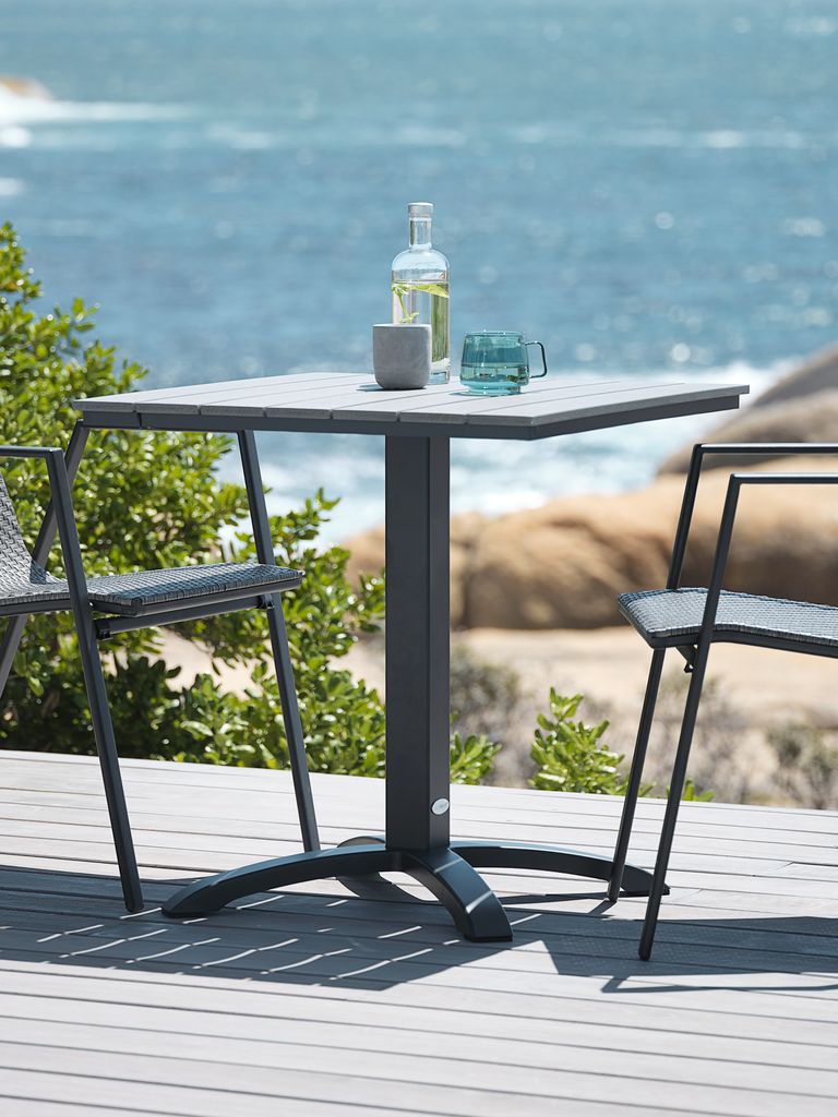 HOBRO Table basse HOBRO S70xL70 gris