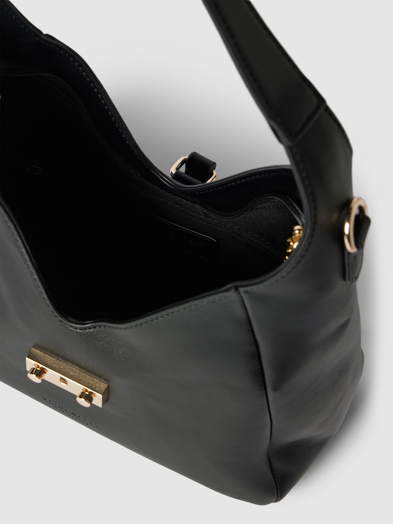Handtasche in Leder-Optik Modell 'GIORA' in schwarz