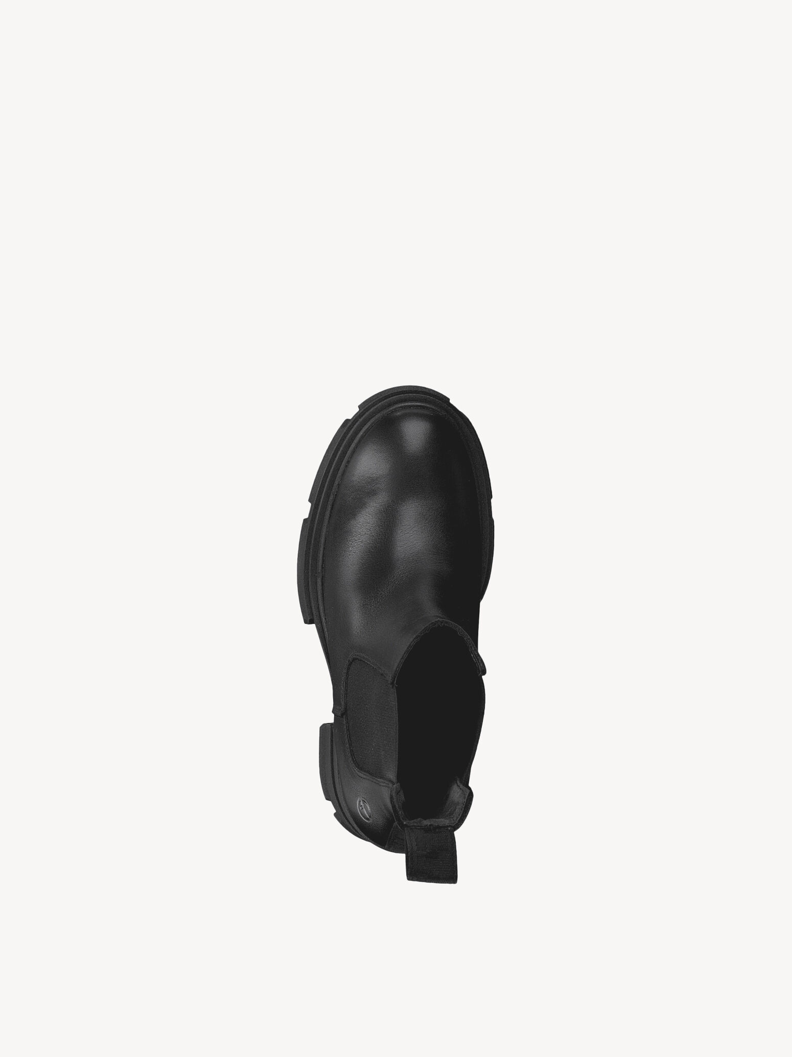 Bottine en cuir - noir