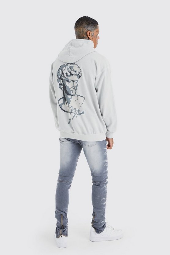 Oversize Hoodie mit Print