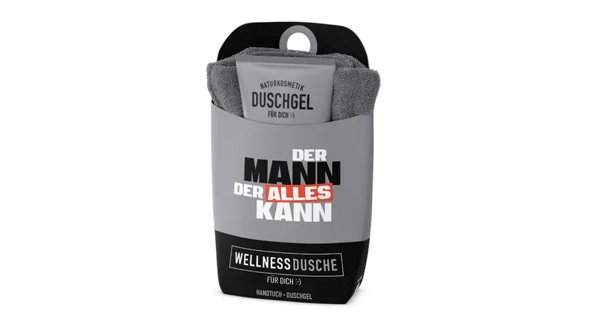 Geschenk für Dich Wellnessdusche Mann kann