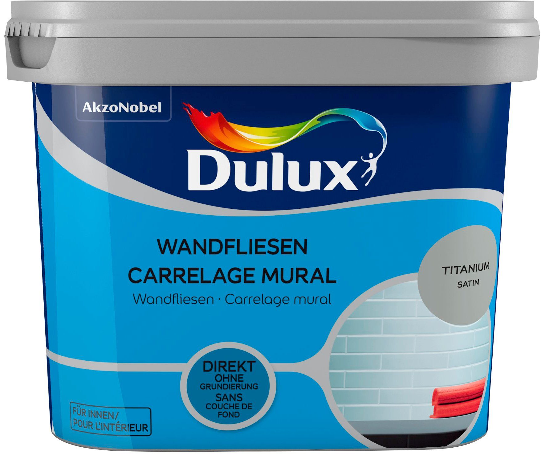 Dulux Fliesenlack Fresh Up, titanium, 0,75 l