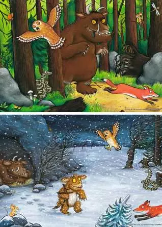 Kinderpuzzle ab 4 Jahren - Der Waldspaziergang - 24 Teile
