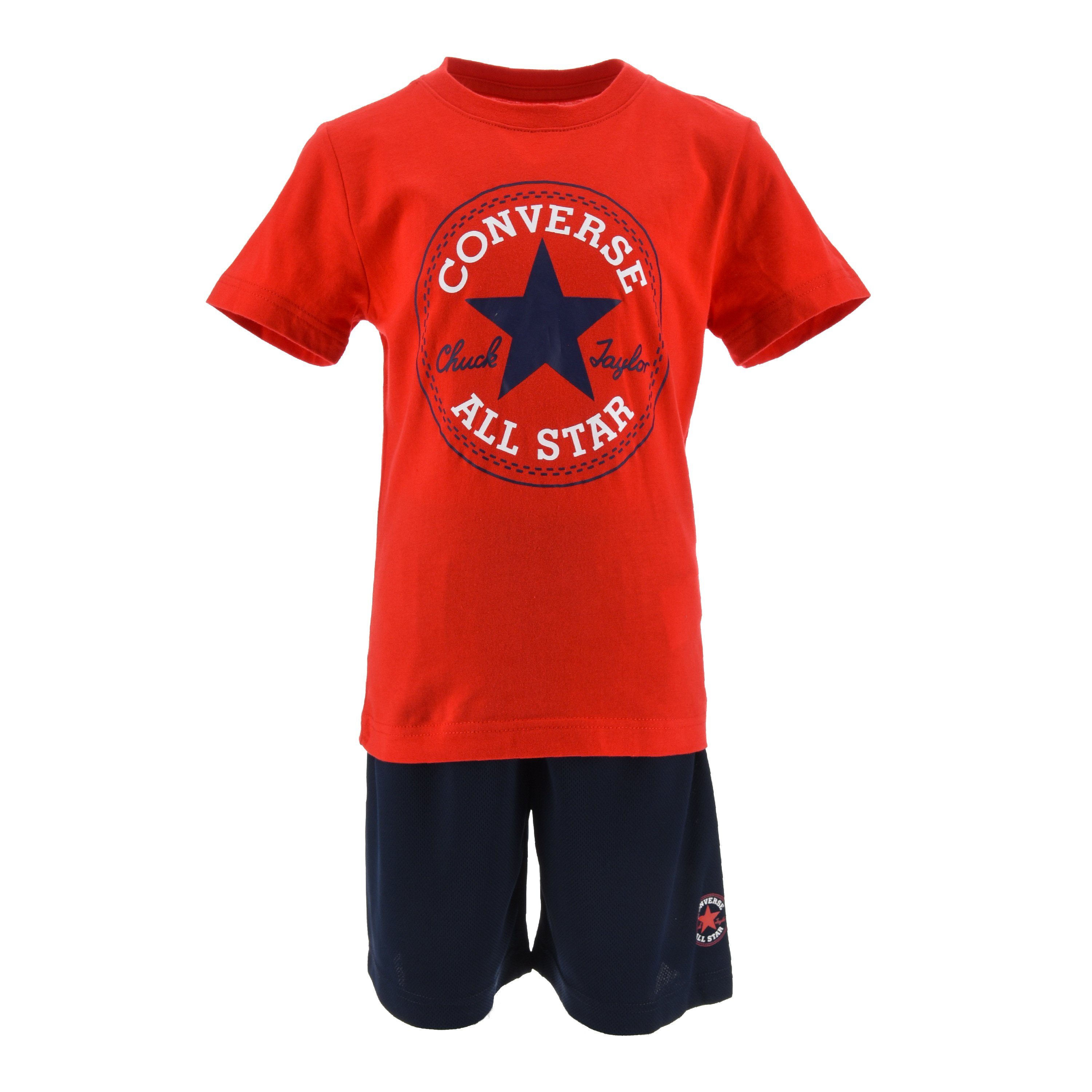 Converse Sportanzug SS TEE & MESH SHORT SET - für Kinder (2-tlg)
