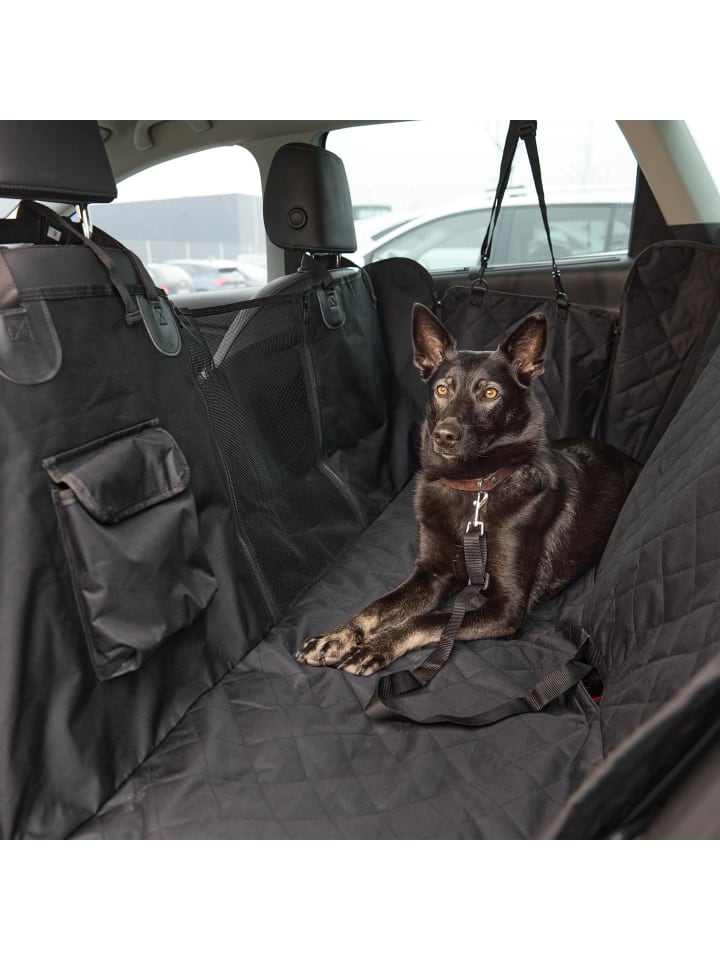 relaxdays Autorückbank-Hundedecke in Schwarz - (B)209 x (T)143 cm günstig kaufen onesize