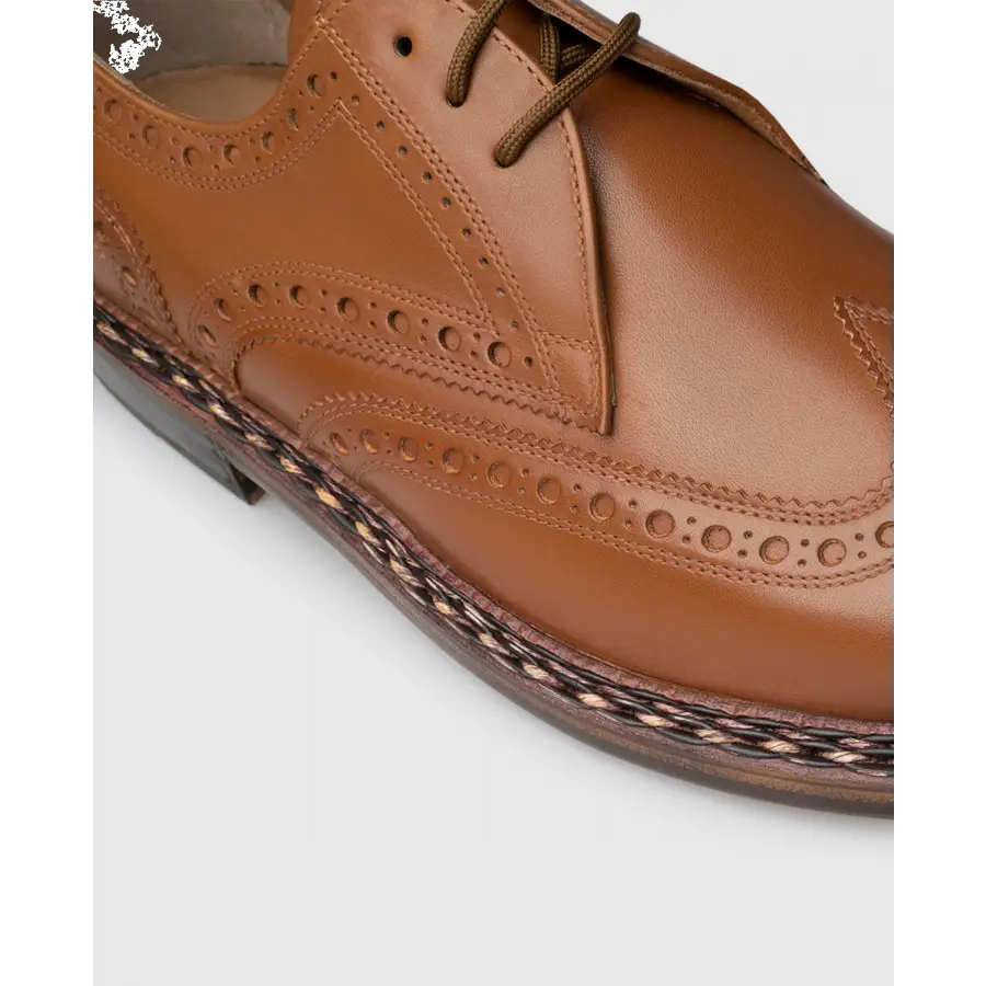 Heinrich Dinkelacker - Businessschuhe Derby BUDA FULL-BROGUE AC Kalbsleder - braun
