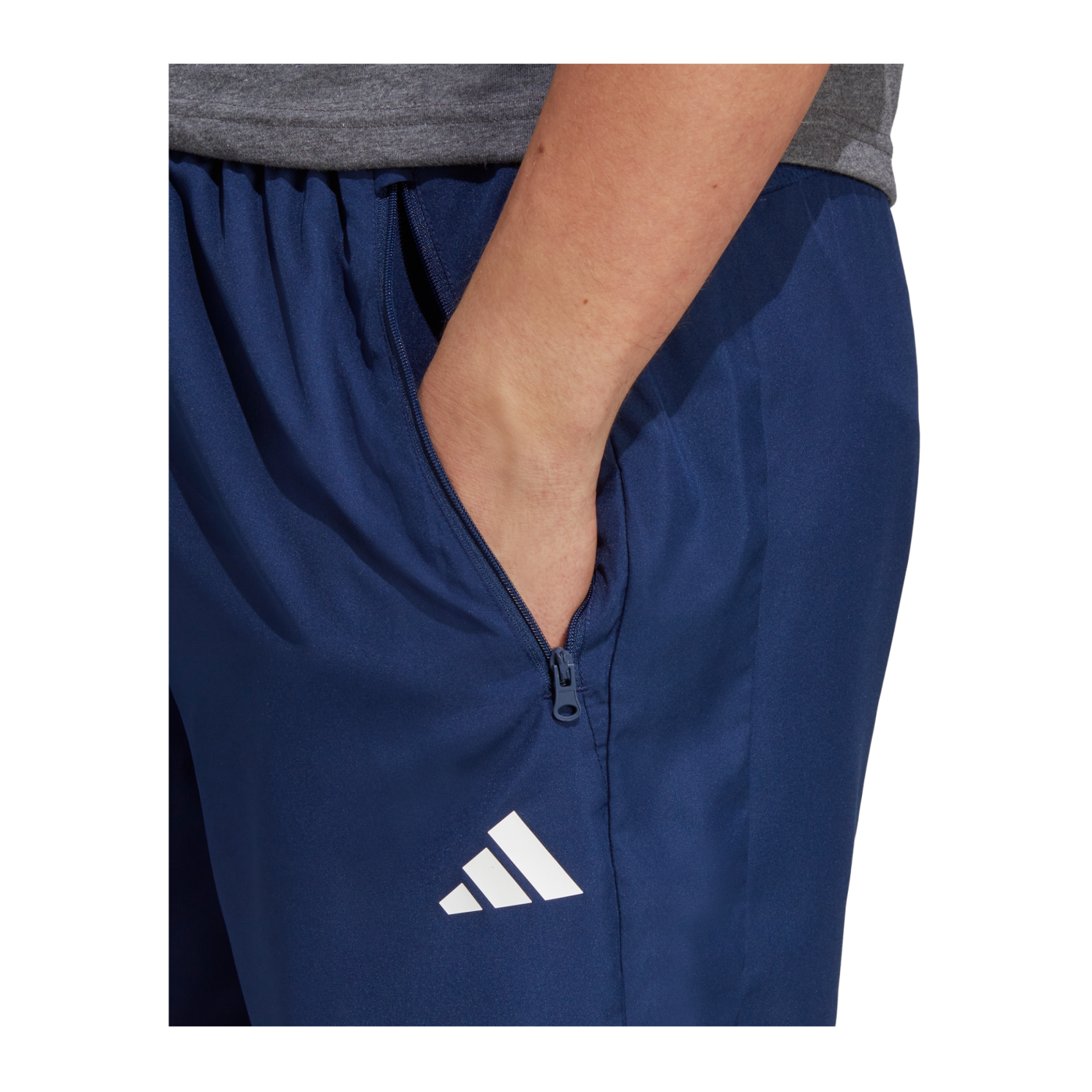 adidas Essentials Woven Short Blau Weiss