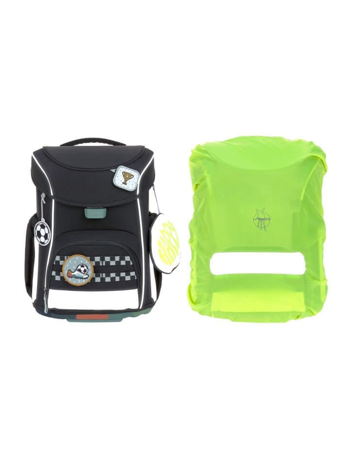 Lässig Lässig Schulranzen Set 7-teilig, Slim Unique black günstig kaufen onesize