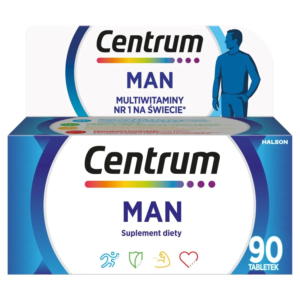 Centrum Man, Set vitamina i minerala, 90 tableta