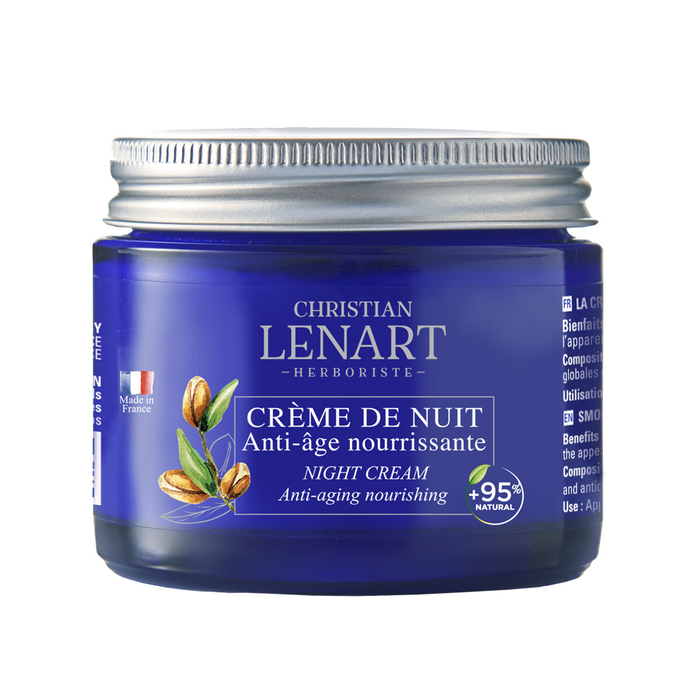 christian lénart Crème de nuit Anti-âge nourrissante Crème hydratante