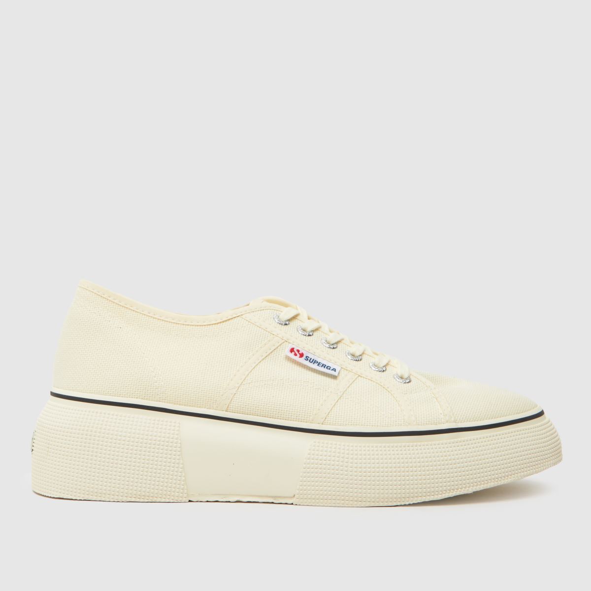Superga 2750 buborékvonalú sportcipő bézs színben