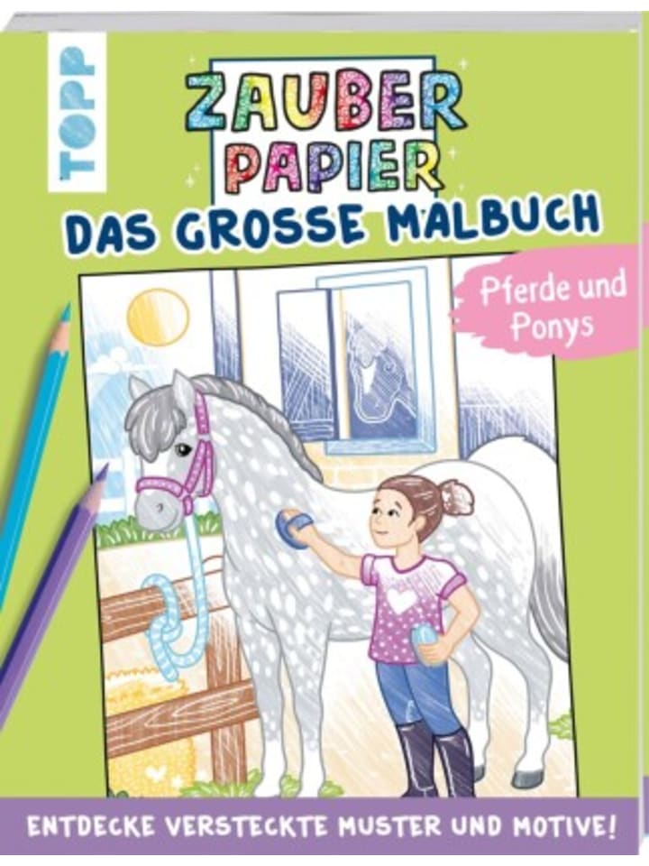 Frech Buch - Zauberpapier - Das große Malbuch - Pferde und Ponys günstig kaufen onesize
