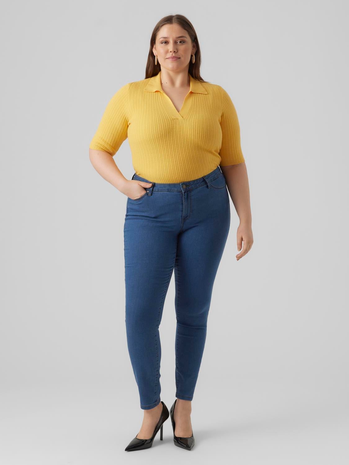 VMRUDY Mittlere Taille Slim Fit Jeans