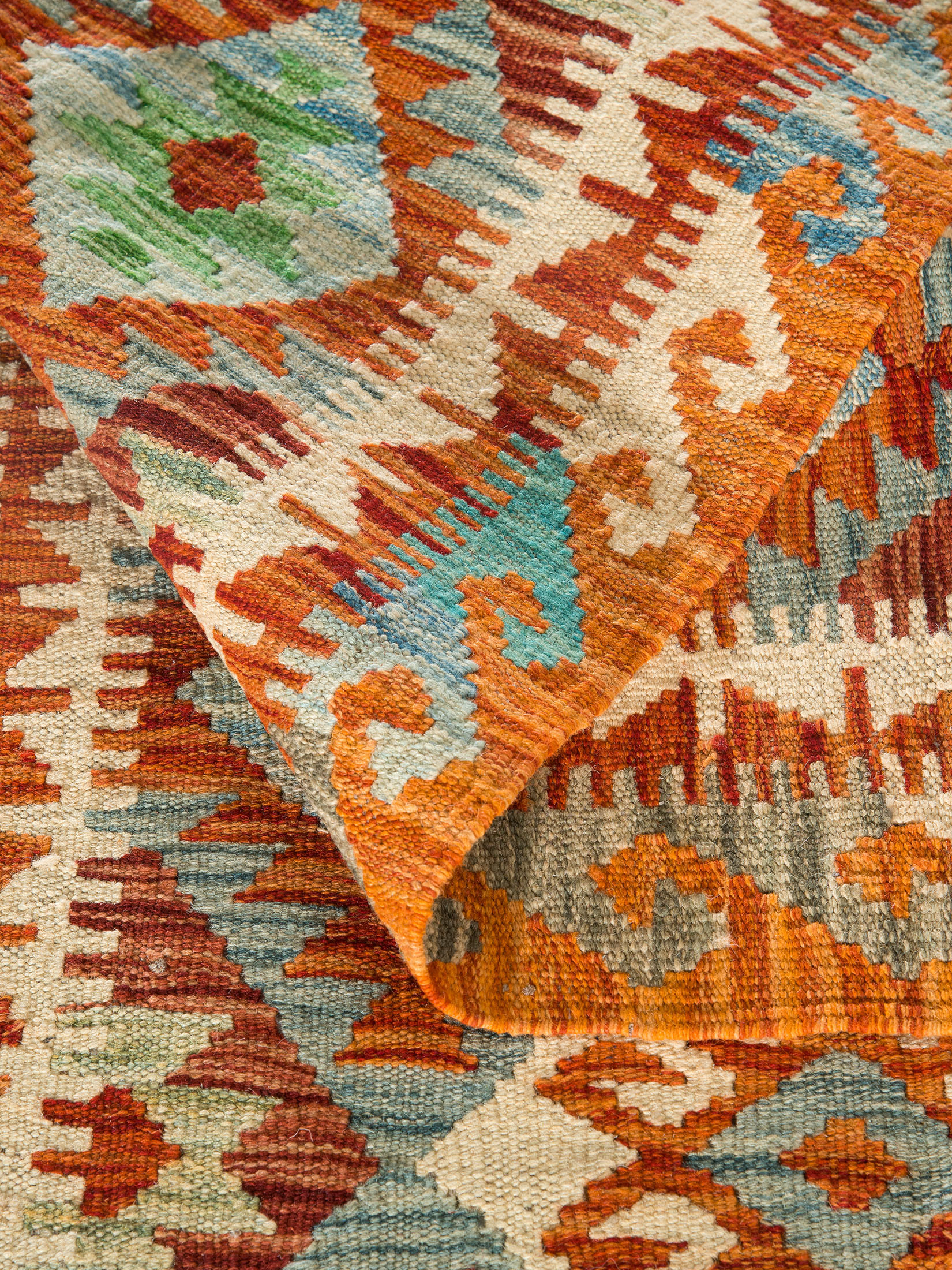 Afghan Kelim ca. 80 x 192 cm, Unikat / Einzelstück