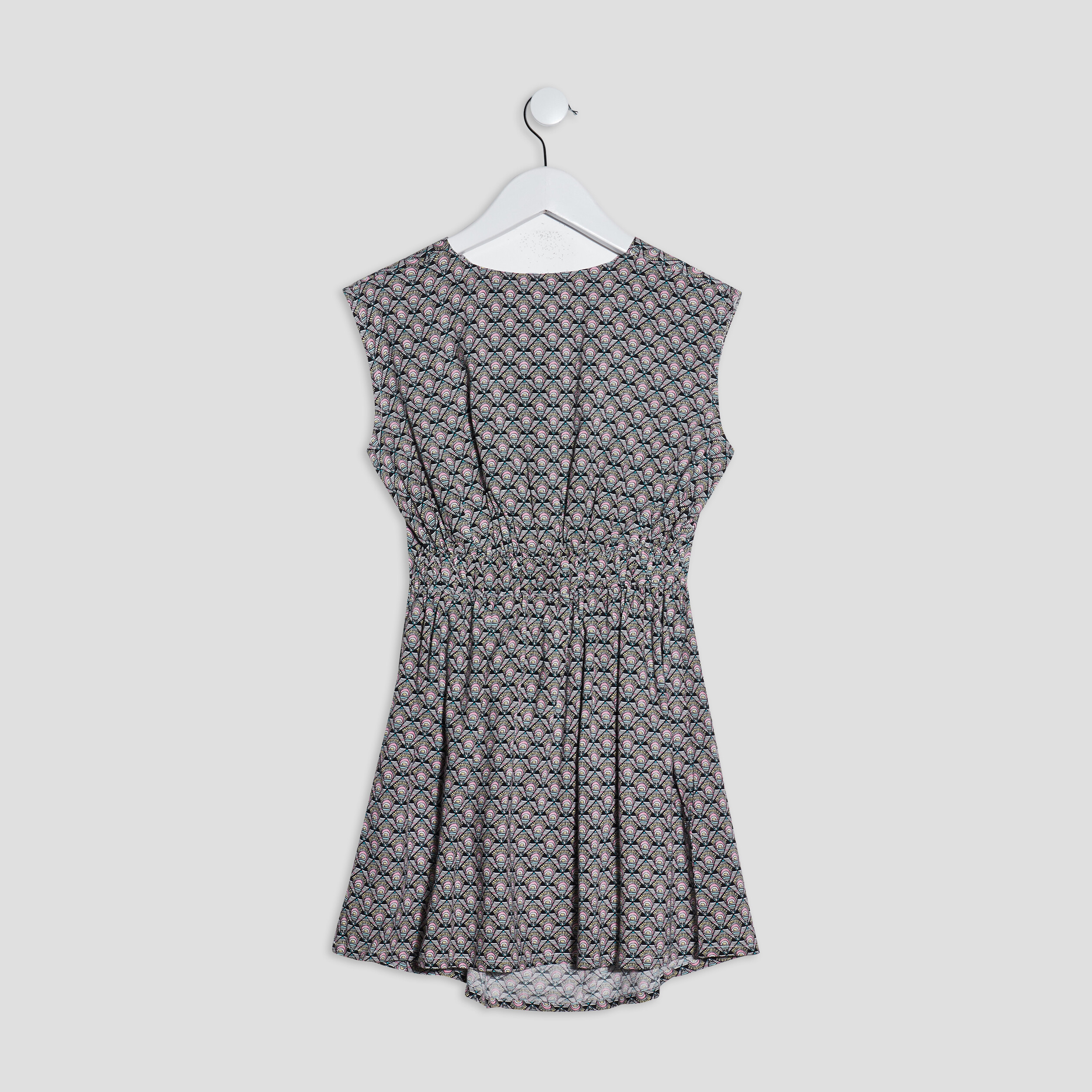 Robe évasée fluide ecru fille | La Halle