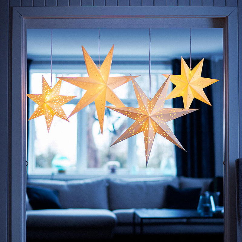 Light IT Julestjerne 45 cm, m/LED-lys batteridrevet